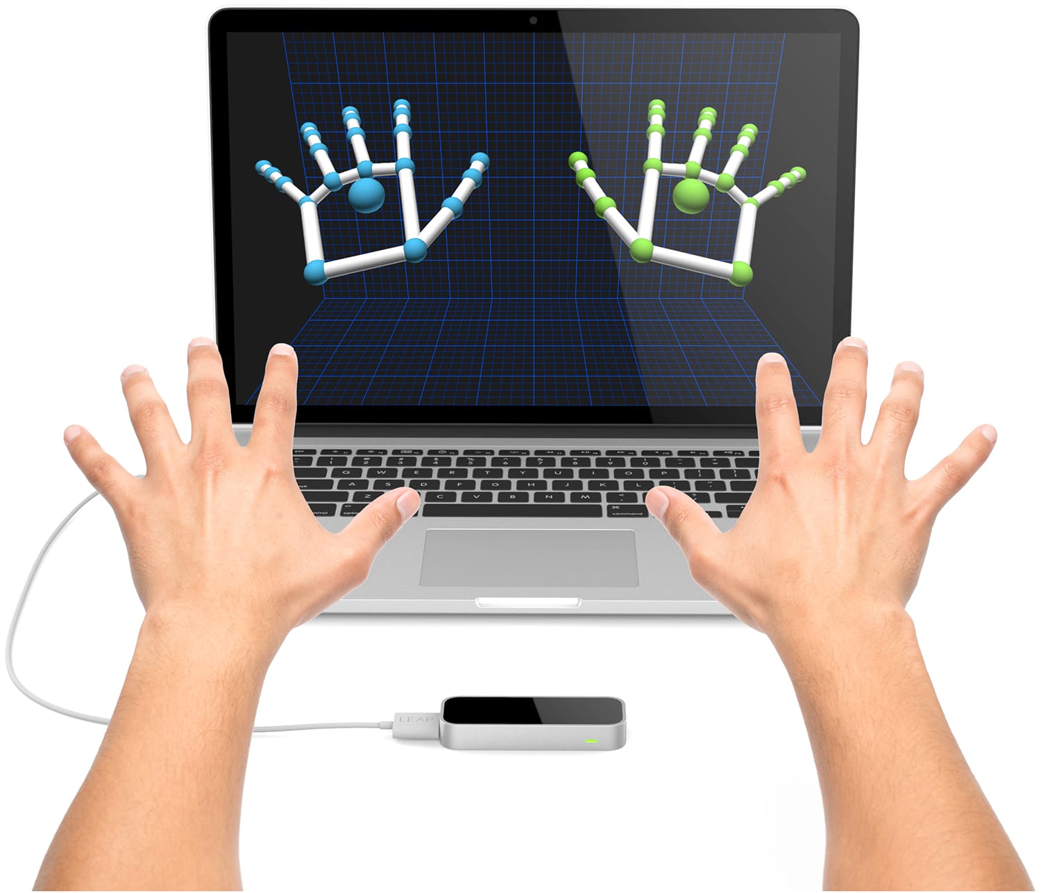 Real-time Robot Control with Leap Motion